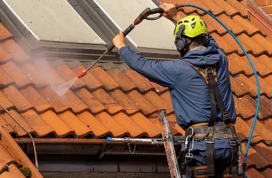 Démoussage et hydrofuge de toiture à Montceaux